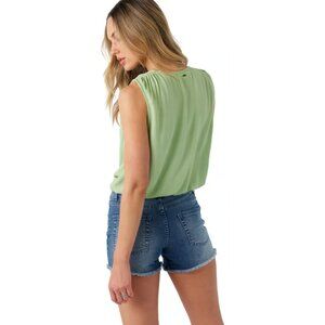 O'Neill Lainie V Neck Crop Length Tank Top XL